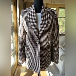 Khaite -Wool Checked Blazer